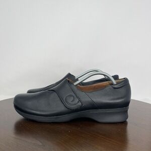 Clarks Artisan Aubria Myth Loafer Shoes Women 9M Black Leather Comfort‎ 26102191